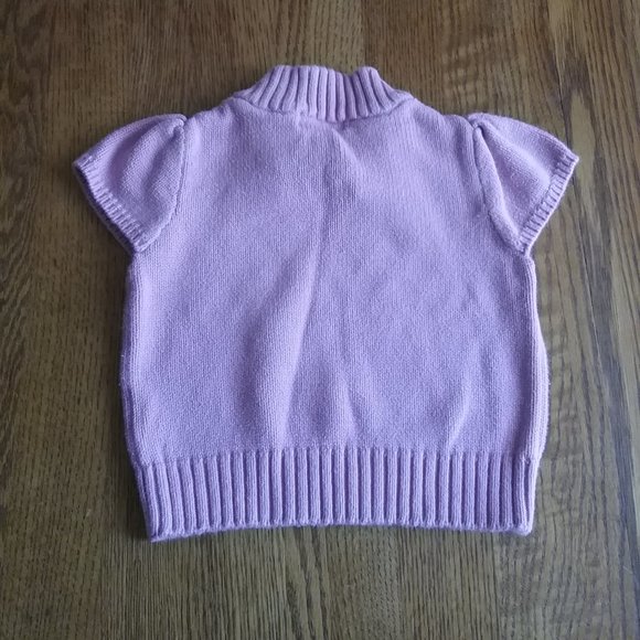Pink Argyle Detail Sweater Old Money Preppy Size 12 month - Picture 4 of 7